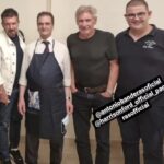 Harrison Ford e Antonio Banderas, cena di pesce in trattoria