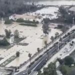 Catania il giorno dopo, sorvolo sulle zone devastate dall’alluvione VIDEO