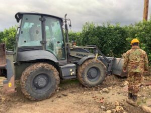 Maltempo: militari e mezzi dell'Esercito in azione a Scordia