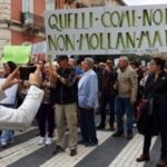Un momento della manifestazione dello scorso weekend a Siracusa