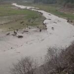 Ragusa, il fiume Irminio gonfiato dalle piogge VIDEO
