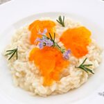 Risotto ai cachi  un gustoso primo di stagione