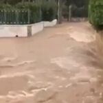Medicane Apollo, il pauroso fiume per le strade di Avola