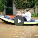 Maltempo, a Siracusa in canoa