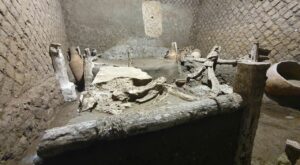 Scoperta a Pompei la stanza degli schiavi