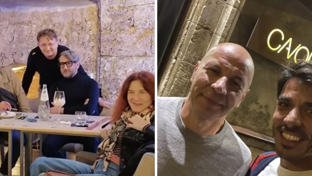 Aldo Baglio a Noto in vacanza