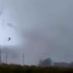 Agrigentino sferzato da vento e pioggia