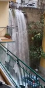 Agrigento inzuppata, cascate e torrenti VIDEO