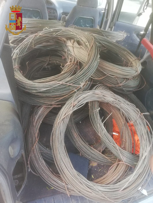 Furti di rame all’Enel, 4 arresti a Comiso