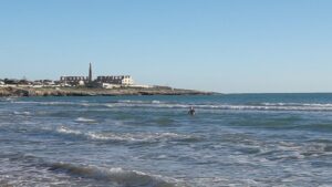 12 novembra, il bagno a mare a Sampieri
