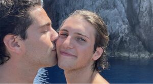 Tommaso Zorzi e Tommaso Stanziani insieme a Verissimo