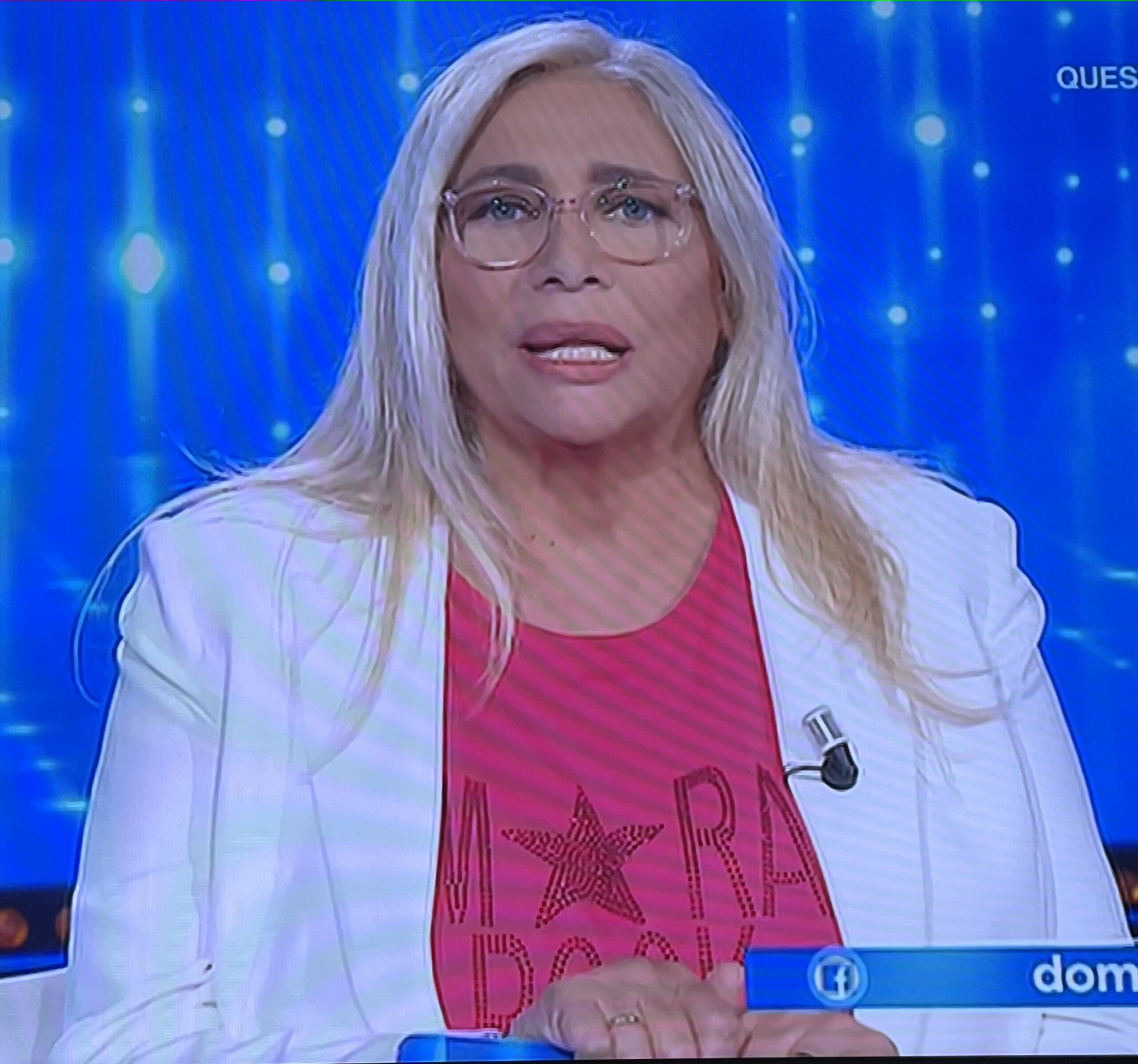 Giampiero Galeazzi, Mara Venier commossa a Domenica In