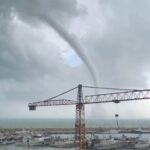 L’arrivo del ciclone in porto
