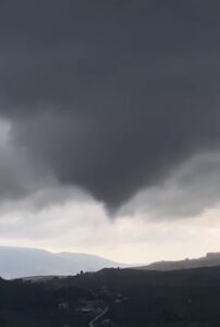 Nel palermitano il terzo ciclone della giornata sull’Isola