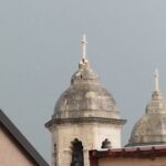 Maltempo, fulmine colpisce la torre campanaria di una Chiesa a Rosolini