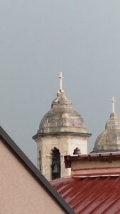 Maltempo, fulmine colpisce la torre campanaria di una Chiesa a Rosolini