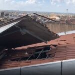Comiso, tetto sventrato dal tornado FOTO VIDEO