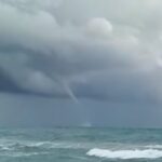 Tromba marina a Sampieri VIDEO