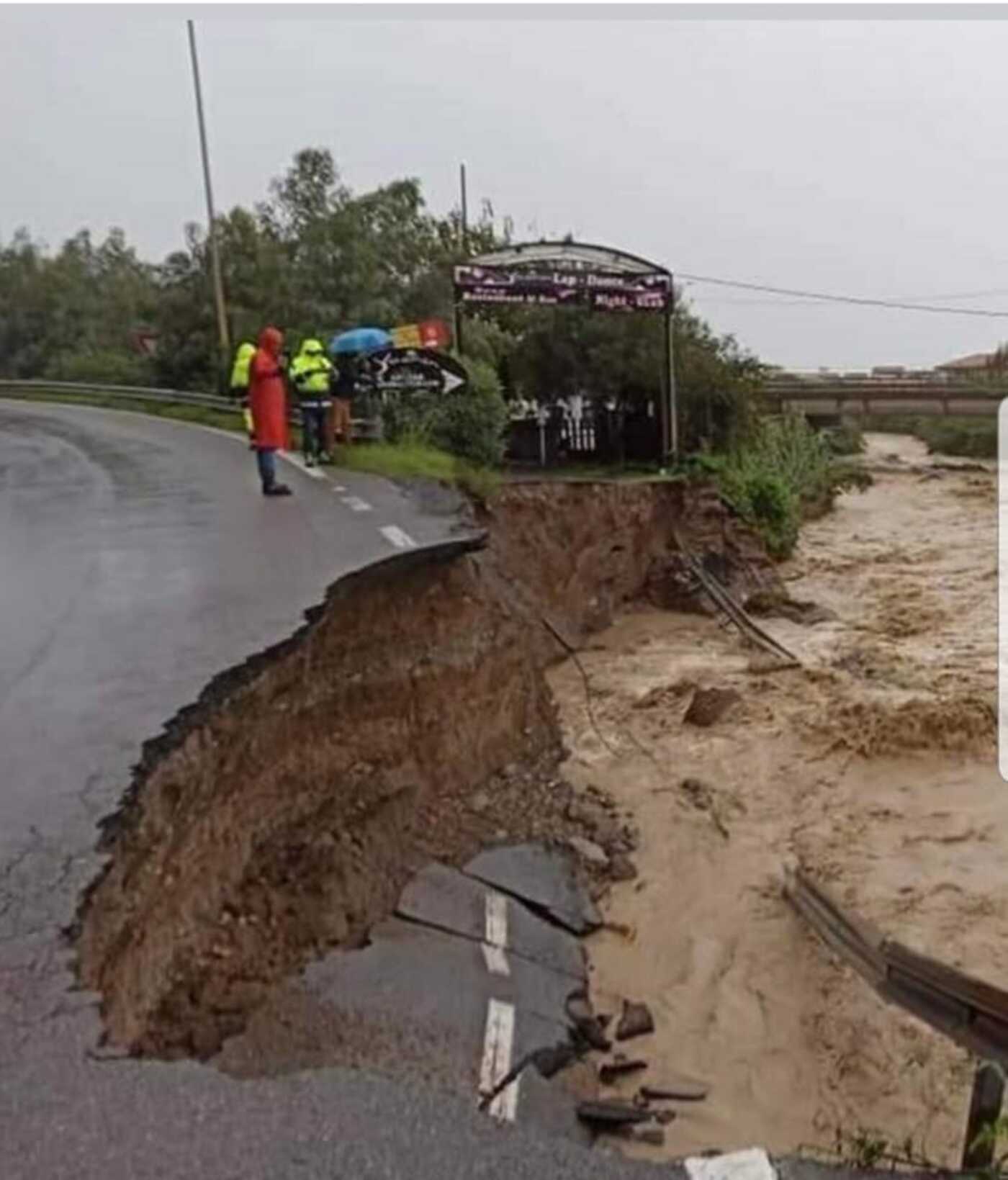 Maltempo, frana ed esondazione a Giardini Naxos FOTO VIDEO