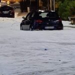 Niscemi come Cortina: “neve” a palate FOTO VIDEO