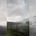 Ciclone a Comiso, il VIDEO dei tetti che volano