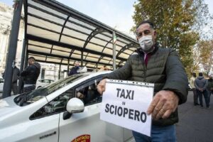 Sciopero dei taxi il 24 novembre