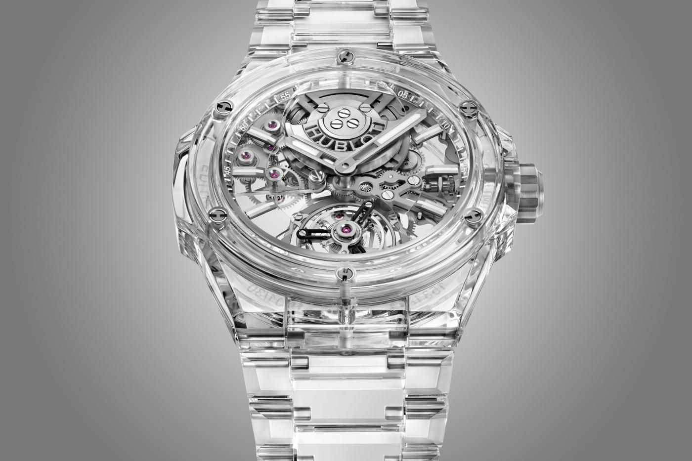 Hublot: l’orologio Tourbillon Big Bang ha lo zaffiro