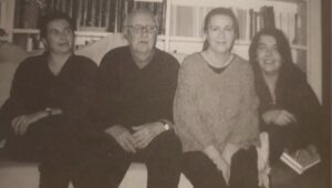 Camilleri e le tre figlie