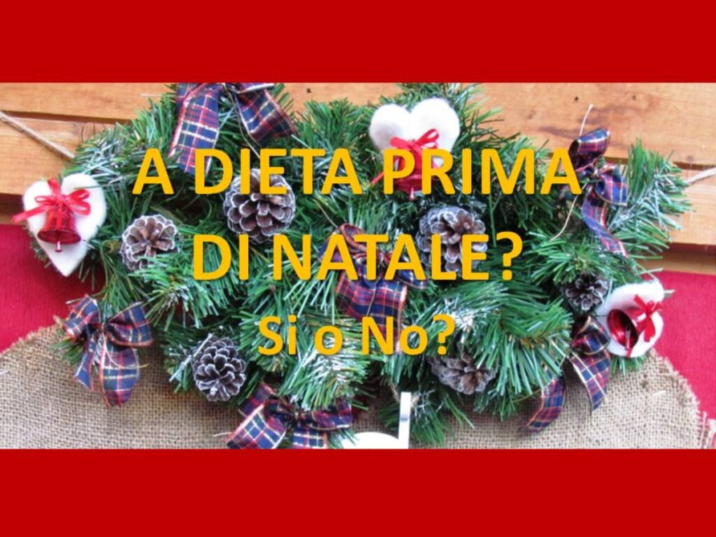 La dieta salutare da fare prima delle feste
