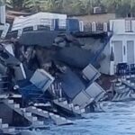 Mareggiata distrugge stabilimento balneare a Trabia VIDEO