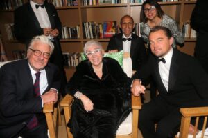 Giancarlo Giannini, Lina Wertmuller e Leonardo Di Caprio