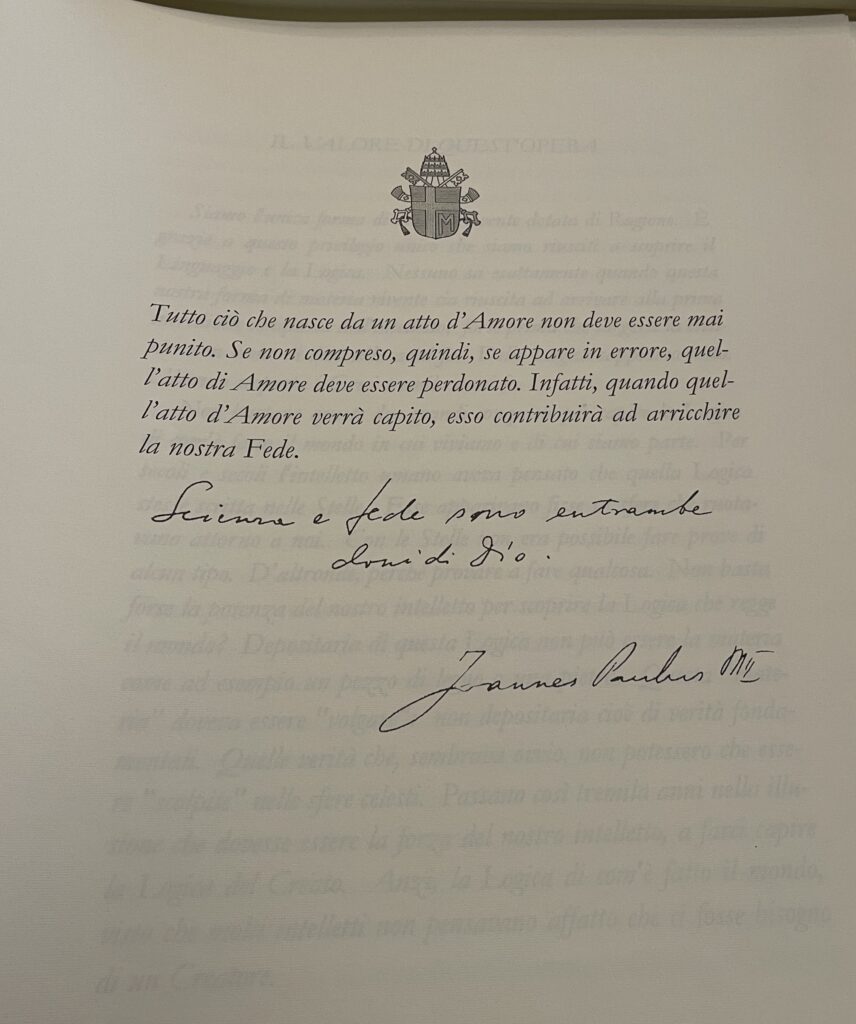 Mostra incisioni Piero Guccione con prefazione di Giovanni Paolo II