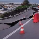 Collassa la Settentrionale Sicula, sprofonda una corsia della Ss 113 VIDEO