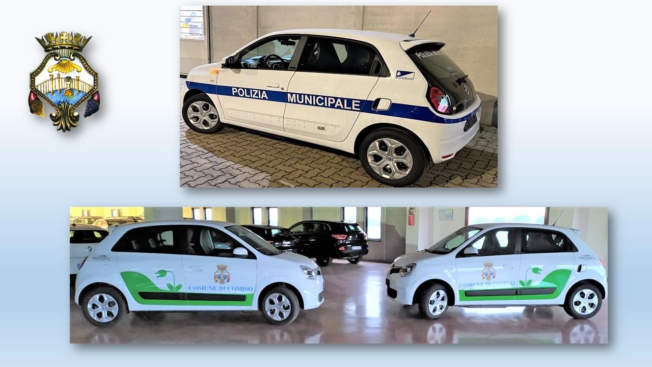 4 macchine elettriche al comune di Comiso