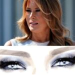 Melania Trump vende un dipinto dei suoi occhi