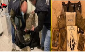 Droga: 8, 5 chili di marijuana in casa, arrestata a Catania