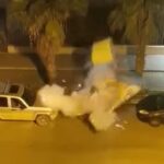Bomba carta disintegra cassonetto degli indumenti VIDEO