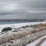 A Priolo “nevica” VIDEO