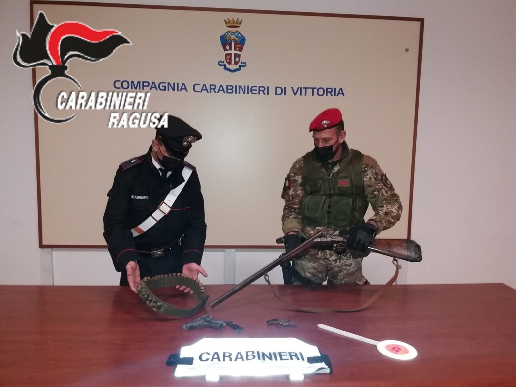 Il “fuciliere” di Vittoria, arrestato comisano 60enne