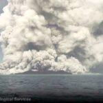 I vulcani si parlano, le onde acustiche del Tonga registrate sull'Etna