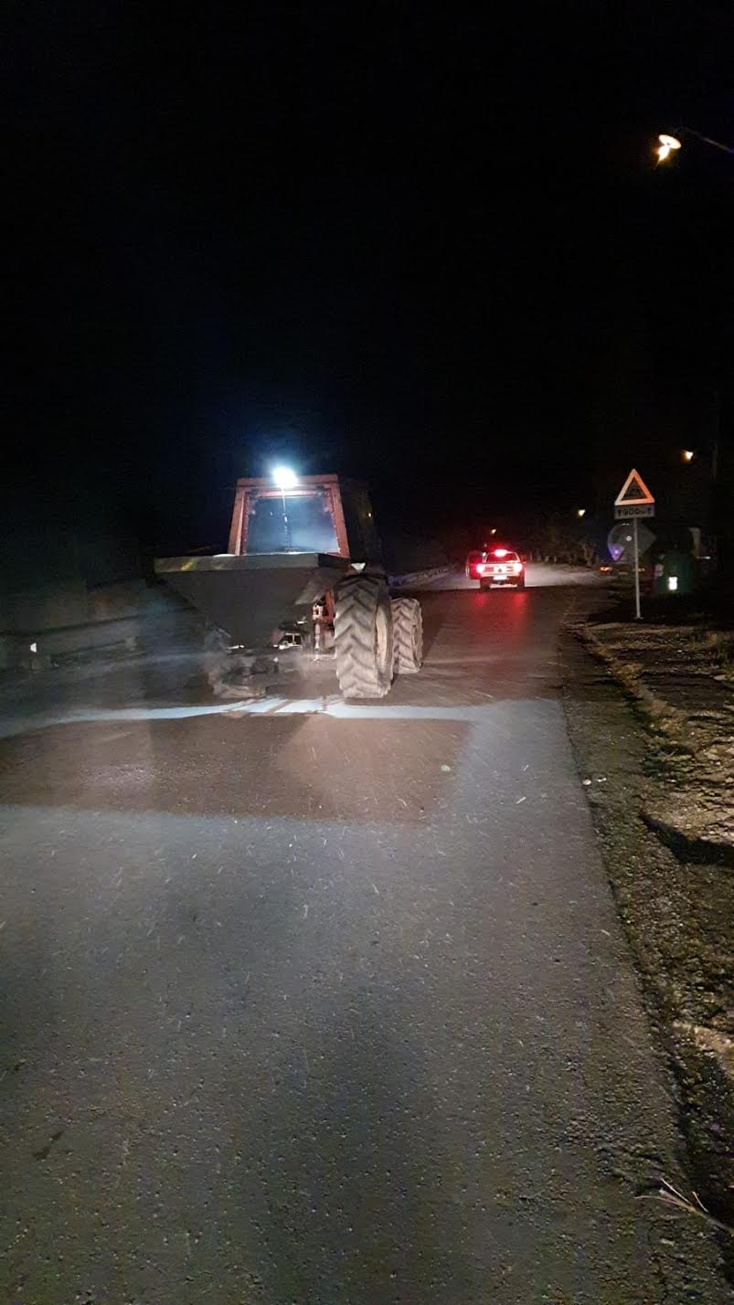 Arriva il gelo: mezzi spargisale a Modica