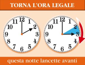 Finalmente l'ora legale 2022