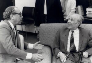 Saverio Avveduto e Jorge Luis Borges