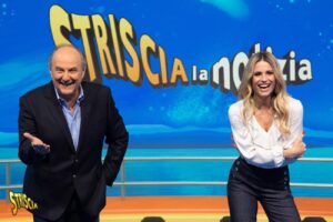 Michelle Hunziker torna a condurre "Striscia", al fianco di Gerry Scotti
