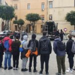 Studenti in visita alla Caserma Dalla Chiesa a Palermo