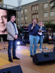 Cateno De Luca a Ispica per Paolo Monaca