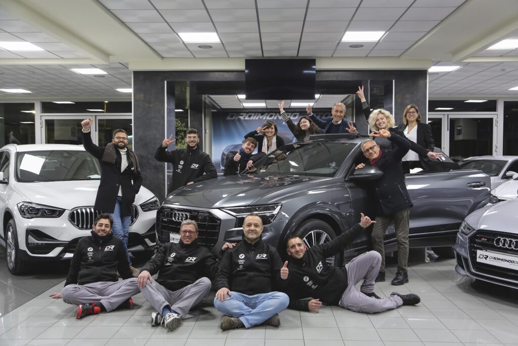 Il team Di Raimondo Auto, certificato di eccellenza Autoscout 2022