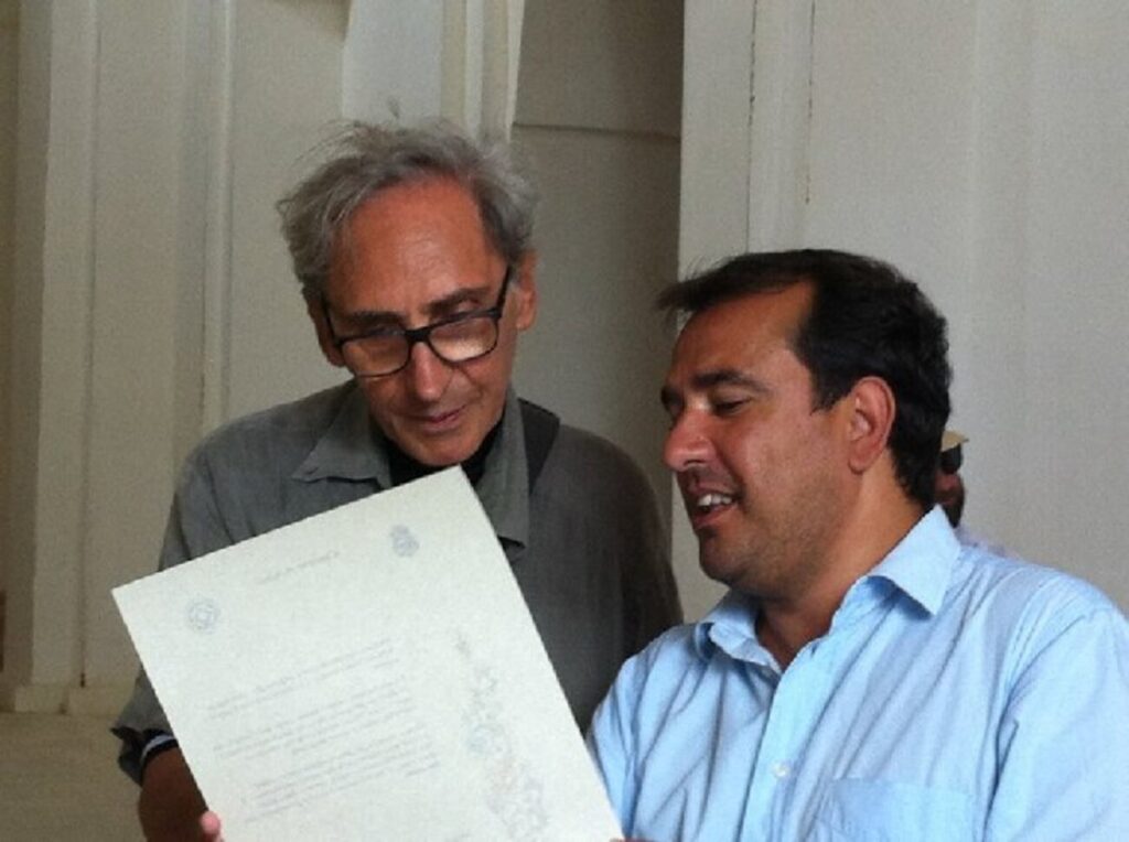 Franco Battiato e Peppe Sav&agrave;