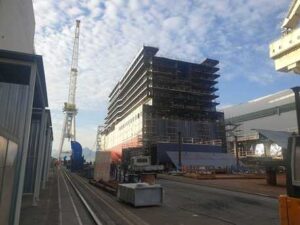 Fincantieri: sabato a Palermo varo troncone di una nave