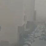 La tempesta di sabbia del Sahara in Tunisia VIDEO